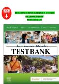 Test Bank For The Human Body in Health and Disease 8th Edition by Kevin Patton &vert; 9780323734165 &vert; &vert;Chapter 1-25 &vert; All Chapters with Answers and Rationals
