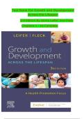 Test Bank for Growth and Development Across the Lifespan&colon; A Health Promotion Focus with Questions and Answers Complete