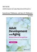Test Bank - Adult Development and Aging&colon; Biopsychosocial Perspectives&comma; 8th Edition &lpar;Whitbourne&comma; 2025&rpar;&comma; Chapter 1-14 &vert; All Chapters