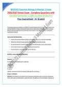 BIOD 331&sol; BIOD331 Final Exam&colon; &lpar;NEW 2025&sol; 2026 Update&rpar; Pathophysiology &vert; Questions & Answers&vert; Grade A&vert; 100&percnt; Correct &lpar;Verified Solutions&rpar;- Portage Learning&period;
