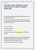 PEPP FINAL EXAM &vert; FREQUENTLY TESTED  QUESTIONS WITH CORRECT ANSWERS &vert;  BRAND NEW&excl;