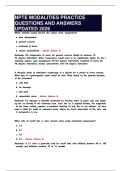 NPTE MODALITIES PRACTICE QUESTIONS AND ANSWERS UPDATED 2026