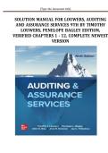 Solution Manual For Louwers&comma; Auditing and Assurance Services 9th Edition&comma; Verified Chapters 1 - 12&comma; Complete Newest Version