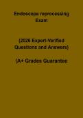 Endoscope Reprocessing Exam PDF &vert; Infection Control Study Guide & Practice