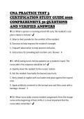 CNA PRACTICE TEST 3 CERTIFICATION STUDY GUIDE 2026 COMPREHENSIVE 50 QUESTIONS AND VERIFIED ANSWERS