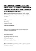 CNA PRACTICE TEST 3 PRACTICE SOLUTION PACK 2026 COMPLETE 50 TESTED QUESTIONS AND CORRECT ANSWERS GRADED A&plus;