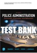 Police Administration&colon; Structures&comma; Processes&comma; and Behaviors 