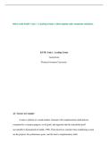 WGU C205 KUM1 Task 1&colon; Leading Teams &vert; 2026 Update with complete solutions&period;