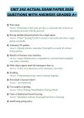 CNIT 242 ACTUAL EXAM PAPER 2026 QUESTIONS WITH ANSWERS GRADED A&plus;