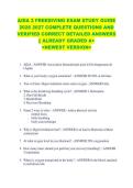 AIDA 2 FREEDIVING EXAM STUDY GUIDE  2026 2027 COMPLETE QUESTIONS AND  VERIFIED CORRECT DETAILED ANSWERS  &vert;&vert; ALREADY GRADED A&plus;  <NEWEST VERSION> 