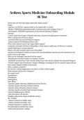 Arthrex Sports Medicine Onboarding Module &num;6 Test