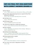 CNIT 242 FINAL TEST 2026 QUESTIONS WITH CORRECT ANSWERS GRADED A&plus;
