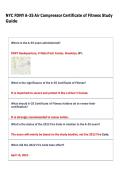 NYC FDNY A-35 Air Compressor Certificate of Fitness Study  Guide 