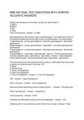BMS 300 FINAL TEST QUESTIONS WITH VERIFIED ACCURATE ANSWERS