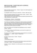 BMS 300 EXAM 1 QUESTIONS WITH VERIFIED ACCURATE ANSWERS