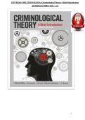 Test Bank for Criminological Theory&colon; A Brief Introduction&comma; 4th Edition by Miller &lpar;All Chapters 1-10&rpar;
