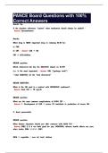 PANCE Board Questions with 100&percnt; Correct Answers