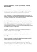 Health Care Administration &ndash; Final Exam Study Guide 2026 &ndash; Review and Practice Questions
