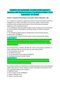 HEARING AID DISPENSER LICENSE EXAM 2026&sol;2027 &vert; Questions with Verified Answers &vert; Certification Edition &vert; Pass Guaranteed - A&plus; Graded