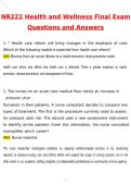 NR222 &sol; NR 222 Health & Wellness Final Exam &vert; Complete Guide Actual Questions and Verified Answers&vert; 100&percnt; Correct &lpar;Latest 2026 &sol; 2027 Update&rpar; - Chamberlain