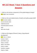NR222 &sol; NR 222 Health & Wellness Week 7 Quiz 5 Exam &vert; Complete Actual Questions and Verified Answers&vert; 100&percnt; Correct &lpar;Latest 2026 &sol; 2027 Update&rpar; - Chamberlain