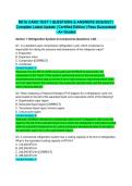 RETA CARO TEST 1 QUESTIONS & ANSWERS 2026&sol;2027 &vert; Complete Latest Update &vert; Certified Edition &vert; Pass Guaranteed - A&plus; Graded