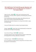 NSG 6440 Practice Test PsychoTherapeutics Questions And Correct Detailed Answers &lpar;Verified Answers&rpar; &vert; Graded A&plus; &vert; New Update 2026&sol;27