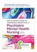 Test Bank&colon; Davis Advantage for Townsend's Essentials of Psychiatric Mental Health Nursing &lpar;9th Edition&rpar; &ndash; Karyn I&period; Morgan