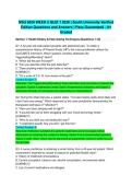 NSG 6020 WEEK 2 QUIZ 1 2026 &vert; South University Verified Edition Questions and Answers &vert; Pass Guaranteed - A&plus; Graded