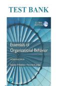 Test Bank&colon; Essentials of Organizational Behavior &lpar;15th Edition&rpar; &ndash; Stephen P&period; Robbins & Timothy A&period; Judge