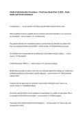 Medical Administrative Procedures &ndash; Final Exam Study &lpar;Part 1&rpar; 2026 &ndash; Study Guide and Practice Questions