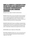 BIOD 121 MODULE 5 COMPREHENSIVE TEST PAPER 2026 COMPLETE QUESTIONS AND ANSWERS EXPERT VERIFIED GRADED A&plus;