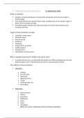 Health and social care unit 5 summary notes 