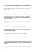 FBLA &ndash; Healthcare Administration 2026 &ndash; Study Guide and Practice Questions