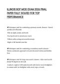 ILLINOIS BOF MOD EXAM 2026 FINAL PAPER FULLY SOLVED FOR TOP PERFORMANCE