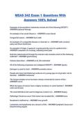 MEAS 242 Exam 1 Questions With Answers 100&percnt; Solved