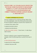 NUR 283 COMP 1&comma; 2 & 3 EXAMS &lpar;GALEN&rpar; NEWEST 2026  TEST BANK&vert; NUR283 TRANSITION TO REGISTERED  NURSING V1&comma; V2 AND V3 EXAM REVIEWS WITH  COMPLETE ACTUAL EXAM QUESTIONS AND  CORRECT VERIFIED ANSWERS&sol; ALREADY GRADED  A&plus; &lpar;MOST RECENT&excl;&excl;&rpar; 