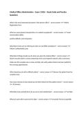 Medical Office Administration &ndash; Exam 3 2026 &ndash; Study Guide and Practice Questions