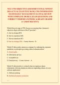 WGU C954 OBJECTIVE ASSESSMENT FINAL NEWEST  2026 ACTUAL EXAM TEST BANK&vert; C954 INFORMATION  TECHNOLOGY MANAGEMENT OA FINAL REVIEW  WITH COMPLETE 350 REAL EXAM QUESTIONS AND  CORRECT VERIFIED ANSWERS&sol; ALREADY GRADED  A&plus; &lpar;MOST RECENT&excl;&excl;&rpar; 