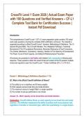 CrossFit Level 1 Exam Practice Test &vert; CF-L1 Certification &vert; Multiple-Choice Questions with Answers & Explanations &vert; CrossFit Methodology&comma; The 9 Foundational Movements&comma; The 10 General Physical Skills&comma; Workout of the Day &lpar;WOD&rpar;&comma; Scaling&comma; Nutrition&comma; Safety &vert; 