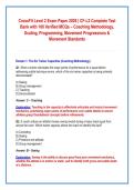 CrossFit Level 2 Exam Paper 2026 &vert; CF-L2 Complete Test  Bank with 100 Verified MCQs &ndash; Coaching Methodology&comma;  Scaling&comma; Programming&comma; Movement Progressions &  Movement Standards