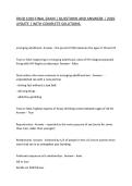 FRHD 1010 FINAL EXAM &vert; QUESTIONS AND ANSWERS &vert; 2026 UPDATE &vert; WITH COMPLETE SOLUTIONS&period;