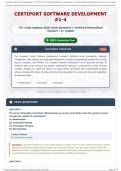 Certiport Software Development -1-4 75&plus; &lpar;Fully Updated 2026&rpar; Exam Questions &plus; Verified & Rationalized Answers   A&plus; Graded