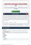 Certiport Software Development -3 15&plus; &lpar;Fully Updated 2026&rpar; Exam Questions &plus; Verified & Rationalized Answers   A&plus; Graded