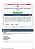 Certiport Software Development -1 20&plus; &lpar;Fully Updated 2026&rpar; Exam Questions &plus; Verified & Rationalized Answers   A&plus; Graded