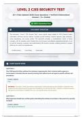 Level 2 CJIS Security Test 25&plus; &lpar;Fully Updated 2026&rpar; Exam Questions &plus; Verified & Rationalized Answers   A&plus; Graded