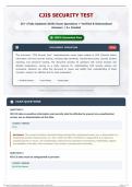 CJIS Security Test 25&plus; &lpar;Fully Updated 2026&rpar; Exam Questions &plus; Verified & Rationalized Answers   A&plus; Graded
