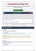 CJIS Recertification Test 25&plus; &lpar;Fully Updated 2026&rpar; Exam Questions &plus; Verified & Rationalized Answers   A&plus; Graded