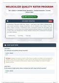 WeLocalize Quality Rater Program 30&plus; &lpar;2026 A&plus; Verified&rpar; Exam Questions   Verified Solutions   Correct Answer Keys