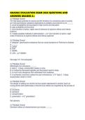 NAADAC EVALUATION EXAM 2026 QUESTIONS AND ANSWERS GRADED 